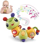 Amazon.co.jp: TENGEE 赤ちゃん おもちゃ 知育玩具 ラトル ガラガラ 虫